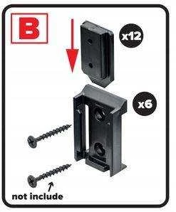 Q-Brick Jungčių komplektas Qbrick Z258551PG001; 30 vnt.