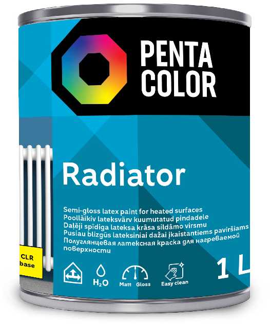 Radiatorių dažų bazė Pentacolor Radiator, 1 l