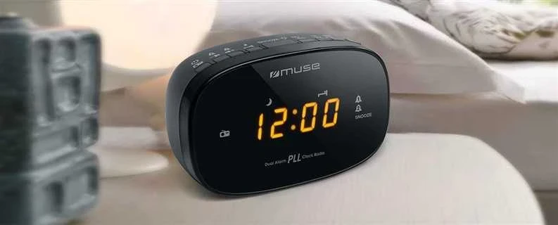 Radijo žadintuvas Muse M-150CR, juoda sp.