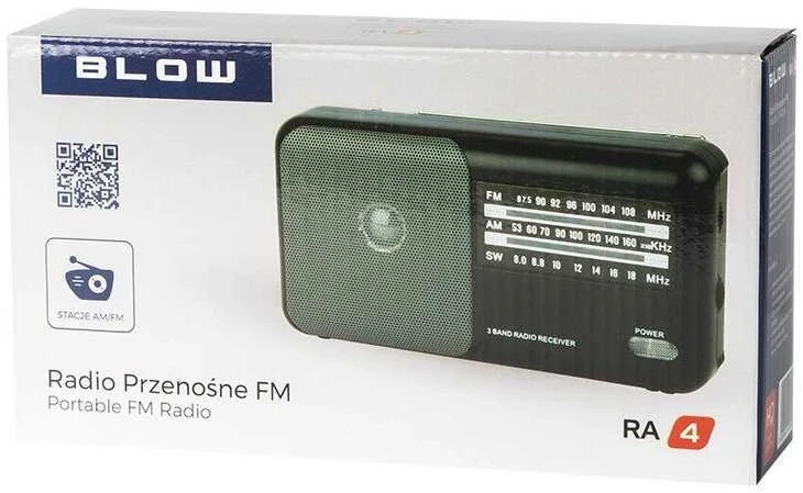 AM/FM nešiojamas analoginis radijas BLOW RA4