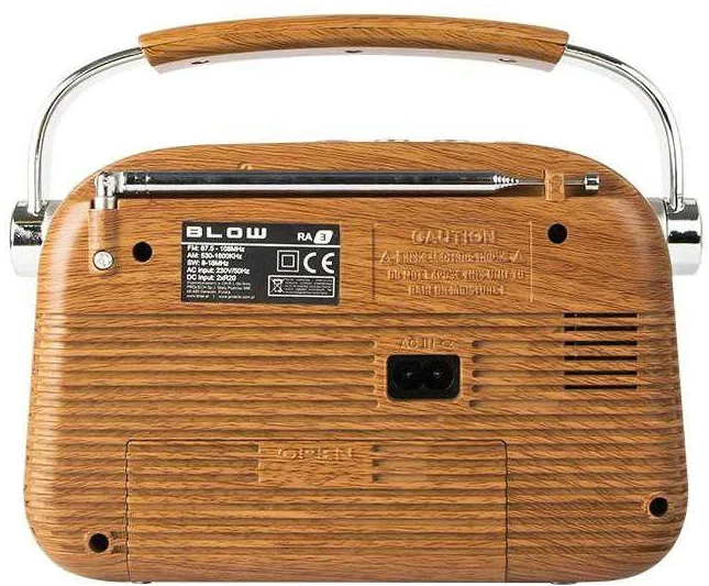 Radijo imtuvas Blow RA3 77-532, ruda sp.