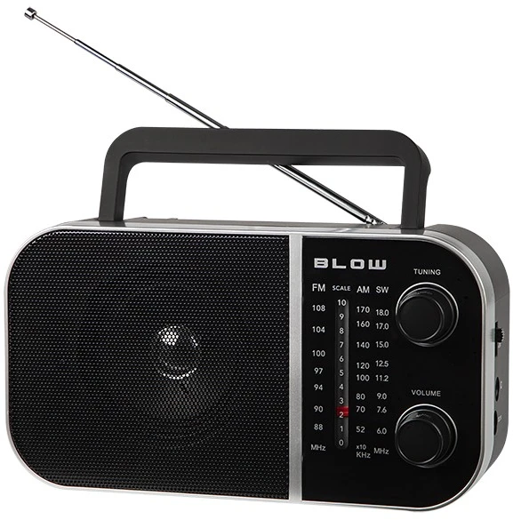 Radijo imtuvas Blow RA6, juoda sp.