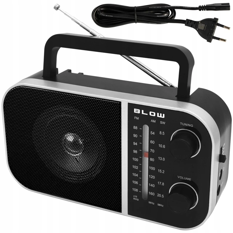 Radijo imtuvas Blow RA6, juoda sp.