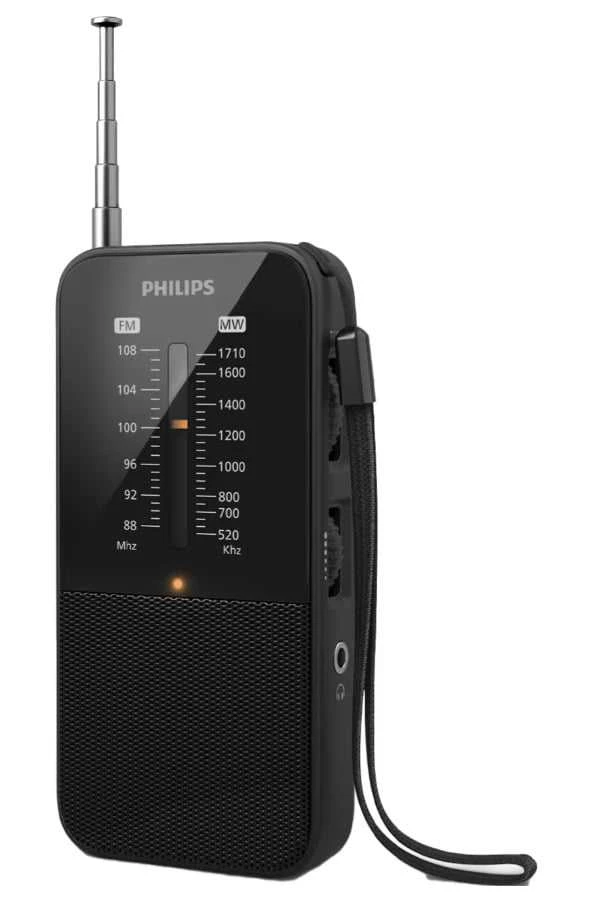 Radio uztvērējs Philips TAR1509/00, melna krās.
