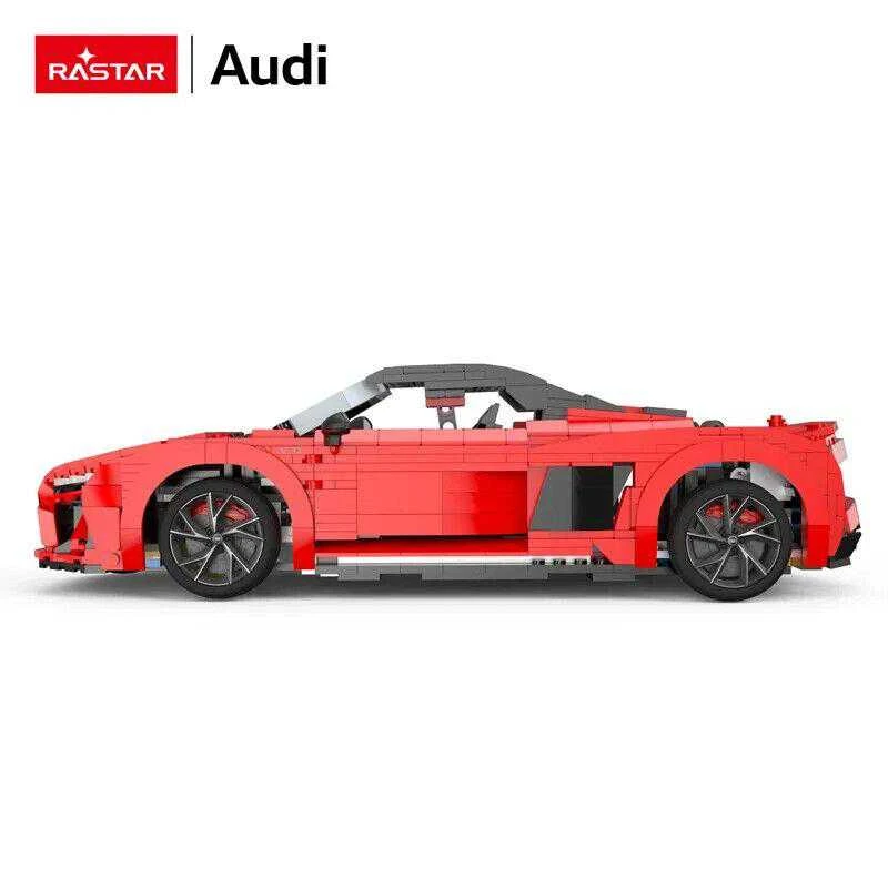 RASTAR 1:14 mastelio surenkamas automodelis AUDI R8 Spyder Bricks, 93800