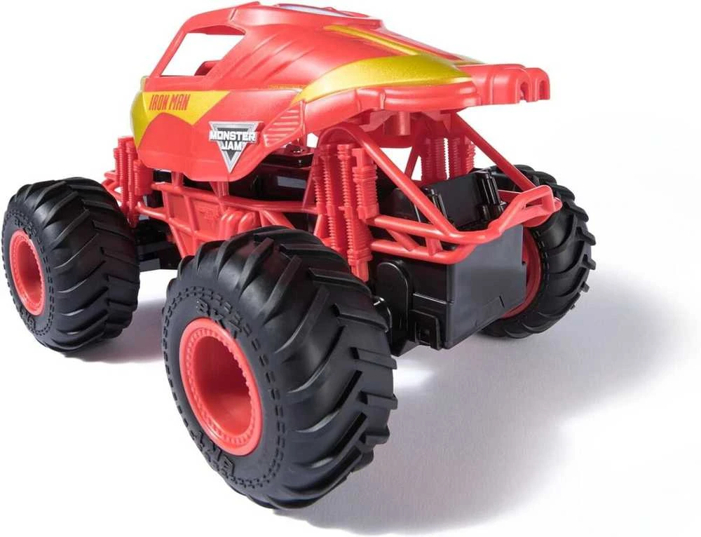 Spin Master Valdoma žaislinė mašinėlė MARVEL Monster Jam 1:24 RC Iron Man