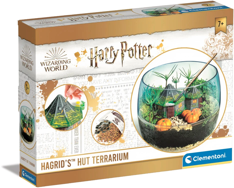 Clementoni Kūrybos rinkinys Harry Potter Hagrids Hut Terrarium