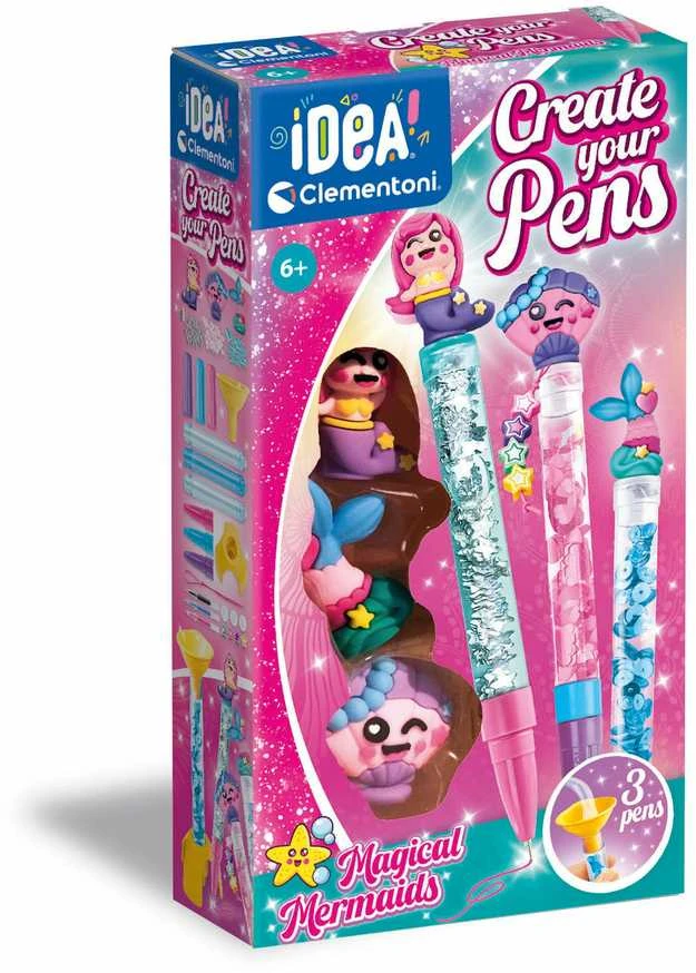 Dėlionė Kūrybos rinkinys Clementoni Highlighter Mermaids 18131