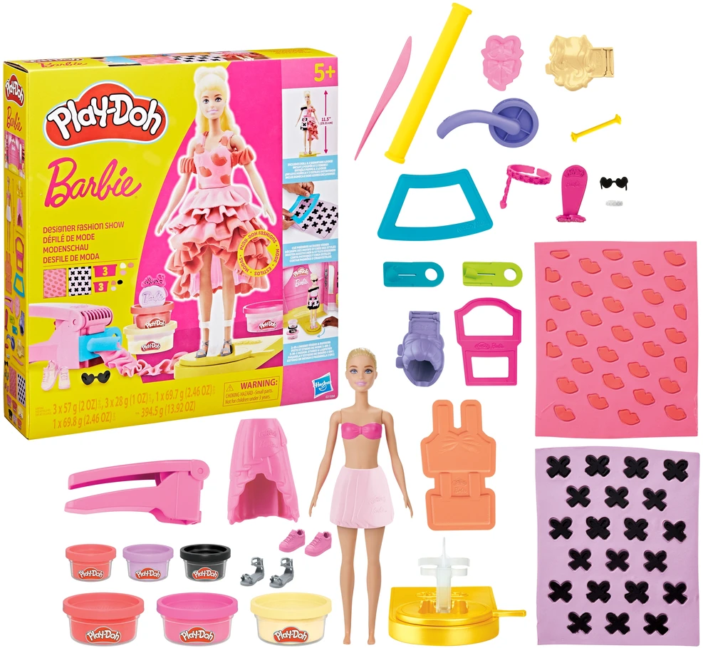 Kūrybinis modelino rinkinys Hasbro Play-Doh Barbie G1356