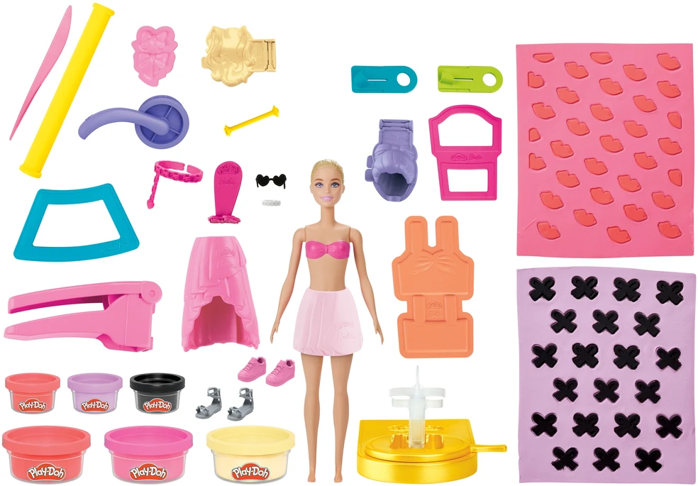 Kūrybinis modelino rinkinys Hasbro Play-Doh Barbie G1356