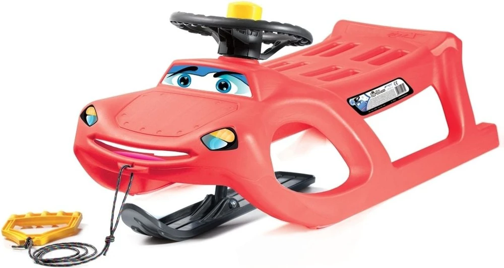 Rogės su vairu Prosperplast Zigi-Zet, raudona sp., 91.3 cm x 44.9 cm