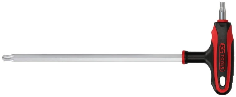 KSTOOLS Raktas T-rankena Torx TX 25, su rutuline galvute, KS Tools