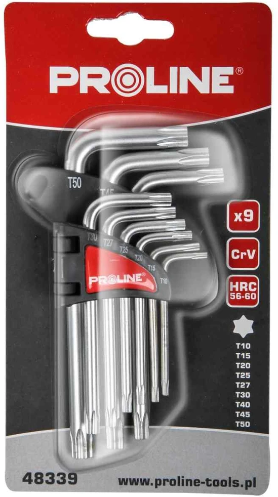 Klucze Raktai Torx Proline 9gb T10-T50