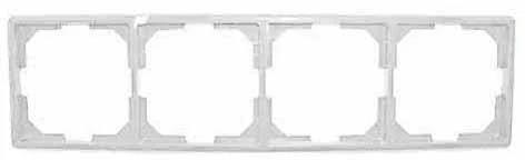 Rėmelis VILMA STANDARD ST 150, 4 vietų, baltas