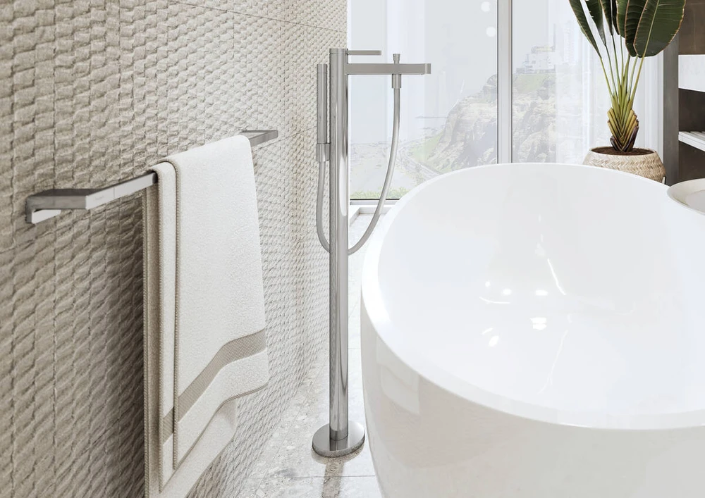 Vonios rankšluosčių kabykla Hansgrohe AddStoris 41747000, chromo