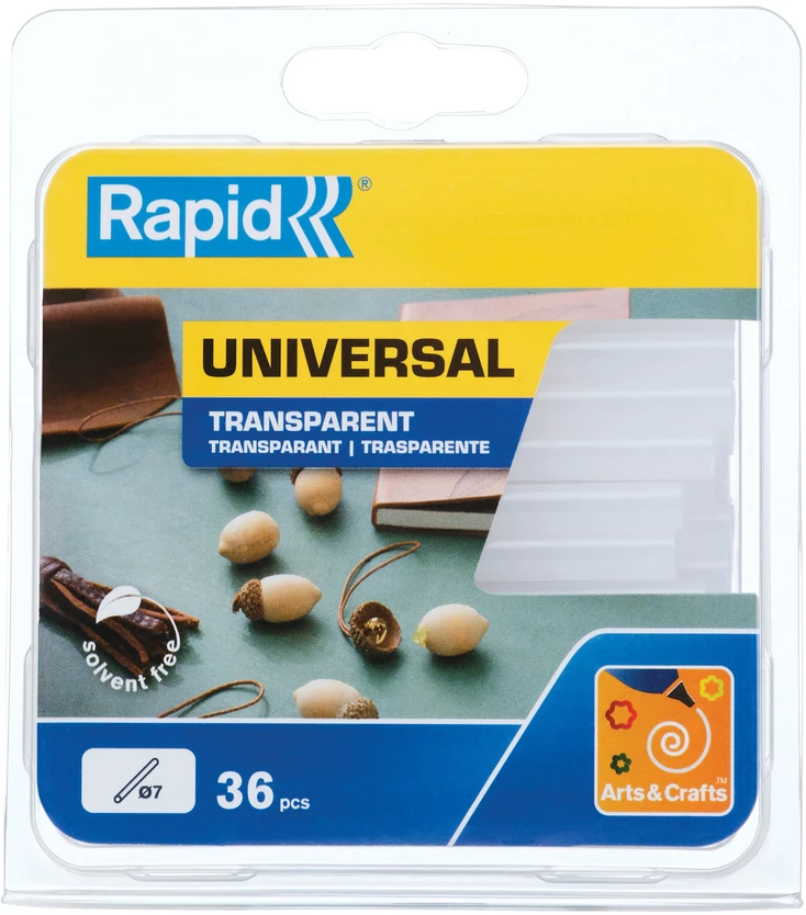 Klijai universalūs 7 mm 125 g, RAPID, 36 vnt