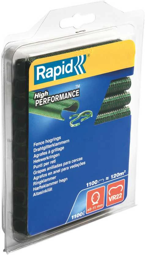 R:Hog Ring VR22/ 1.1M Galv. Blister 5-11mm, Rapid