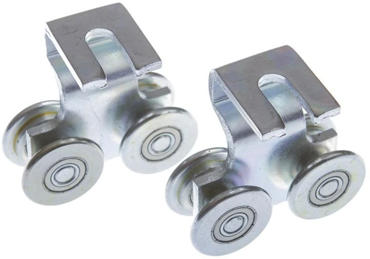 Stumdomųjų durų ratukai Helaform PPS-100/steel, 2 vnt.