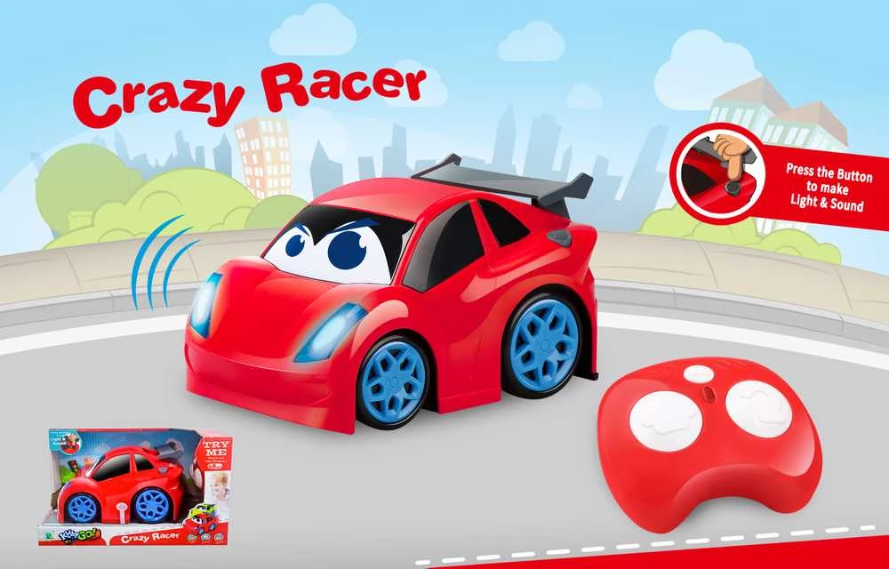 Moneks Nežinomas RC automobilis Crazy Racer DHTRC10597
