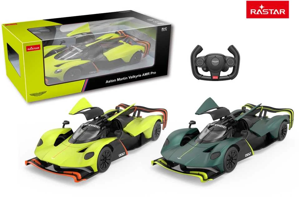 RASTAR 1:14 R/C valdomas automodelis Aston Martin Valkyrie AMR Pro USB Charging, 92106