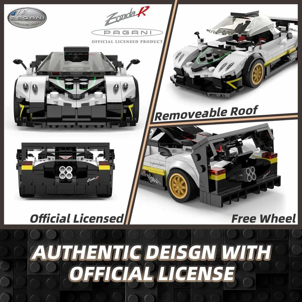 RC automobilis Rastar Zonda R Bricks 93900