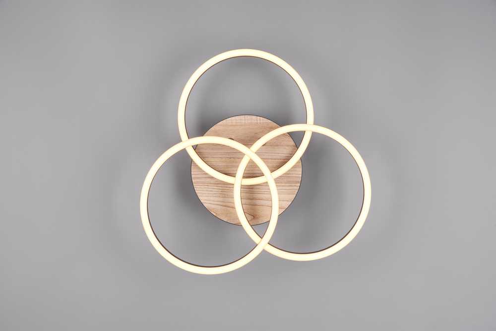 Lubinis šviestuvas REALITY Lubų šviestuvas Trio Circle R62823135, LED, 2700 - 6000 °K, 1 x 27 W