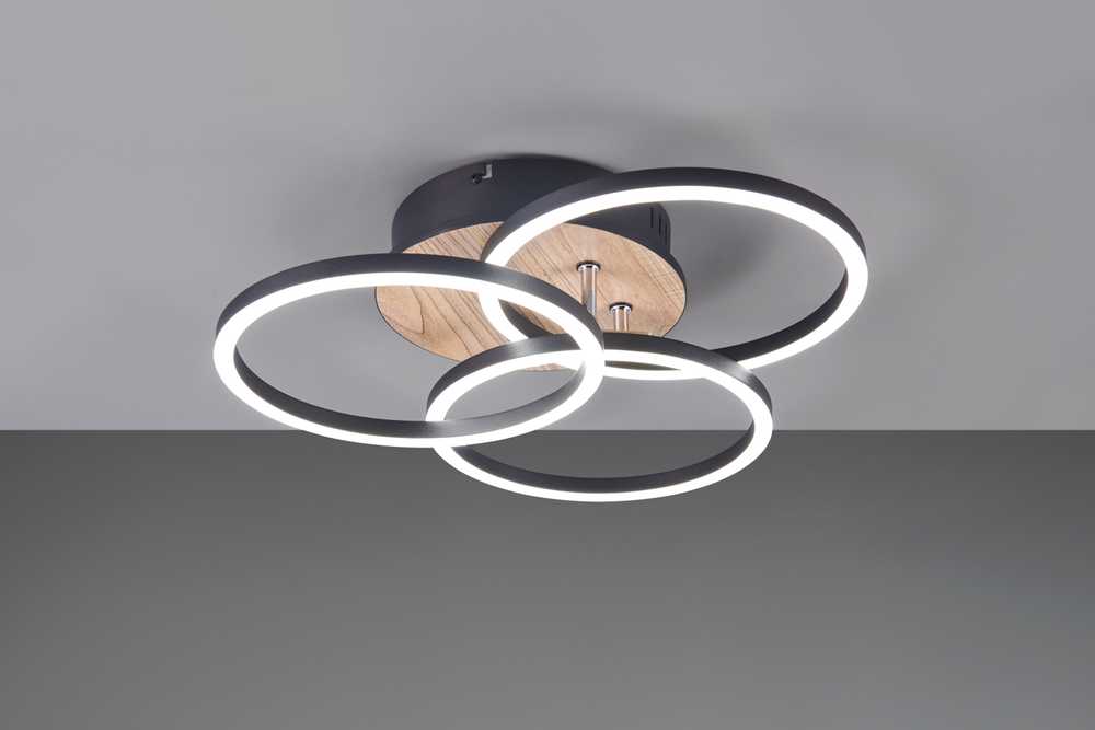 Lubinis šviestuvas REALITY Lubų šviestuvas Trio Circle R62823135, LED, 2700 - 6000 °K, 1 x 27 W