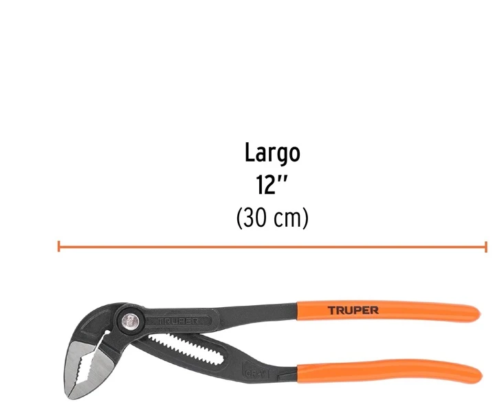 Reguliuojamos santechninės replės, greitas fiksavimas, 300 mm Truper®