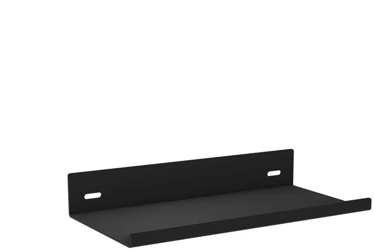 rei METAL SHELF FOR ACOUST PANELS.Juodas