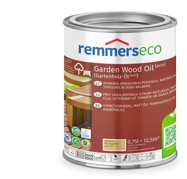 Remmers Silcare aliejus medienai sodui ECO* skaidrus 0,75 l