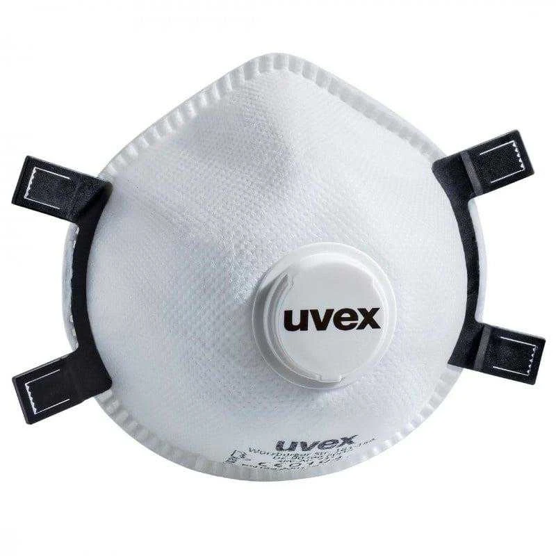 Respiratorius, su vožtuvu Uvex, balta, Universalus