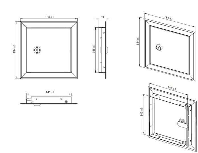 Haushalt Revizinės durelės SP-150x150
