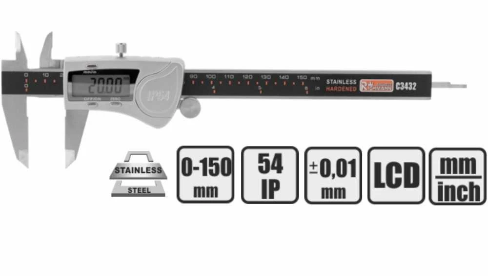 Skaitmeninis slankmatis Richmann; 150 mm
