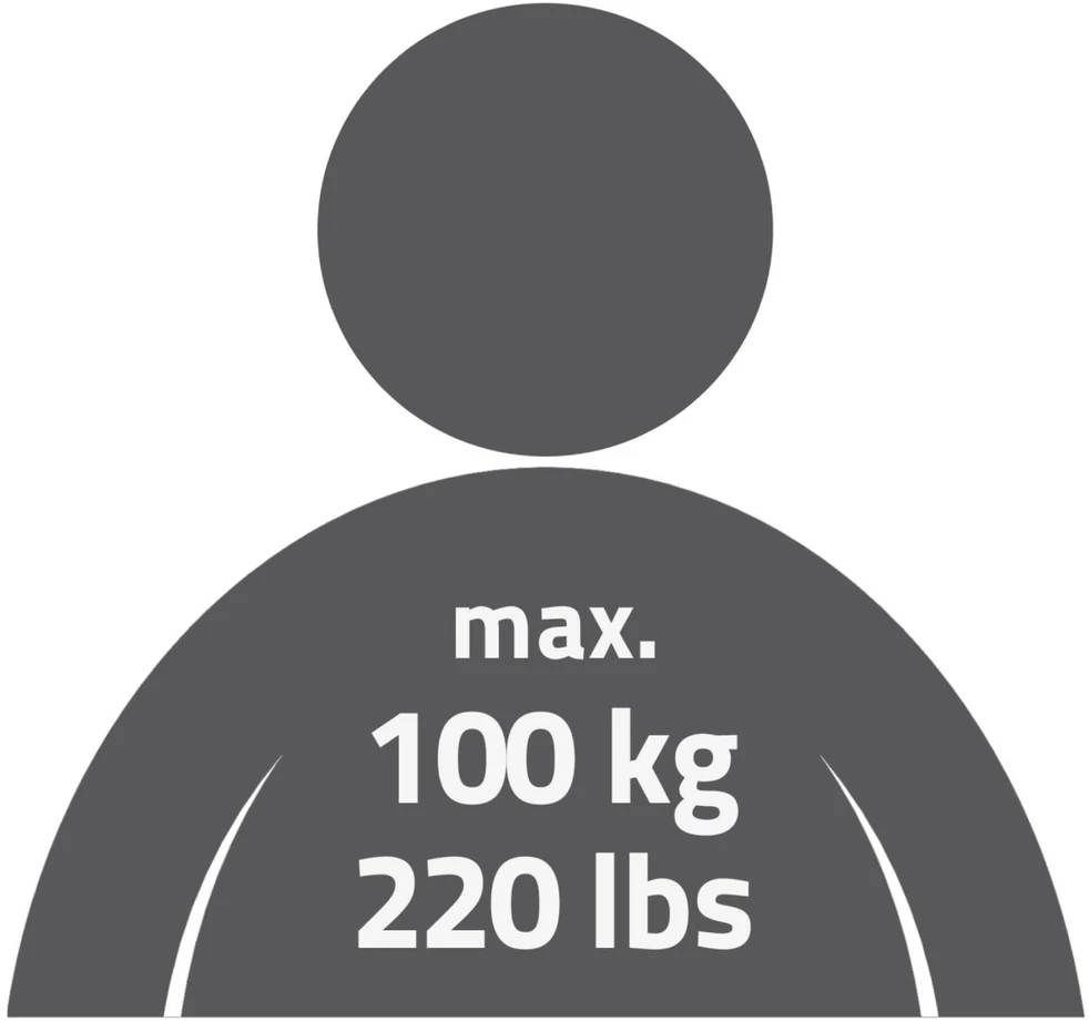 RIDDER Ranktūris atraminis Max 60cm, Baltas