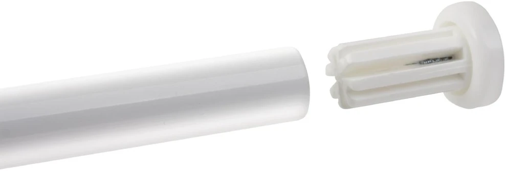 RIDDER Solar Plus Csslr Plus hvid universal brusestang Ø20 mm - flere muligheder som: 80x80 cm, 90x90 cm, 80x90x80 cm og 90x80x90 cm