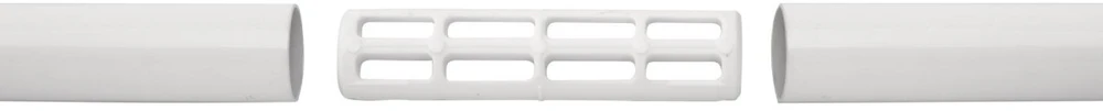 RIDDER Solar Plus Csslr Plus hvid universal brusestang Ø20 mm - flere muligheder som: 80x80 cm, 90x90 cm, 80x90x80 cm og 90x80x90 cm