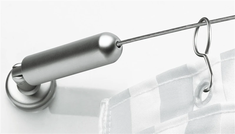 Shower curtain hanging kit Ridder 3 m.
