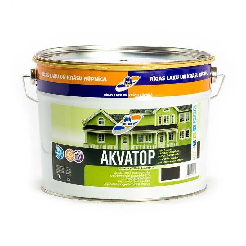 Rilak DAŽAI AKVATOP JUODIE 9L