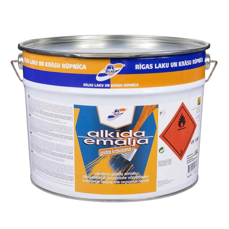 Rilak grindų emalis 10l talpos metaliniame kibire