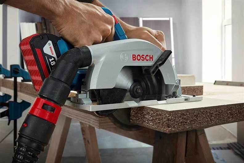 Akumuliatorinis diskinis pjūklas Bosch GKS 18V-57-2, be akumuliatoriaus ir kroviklio, 18V, 5.000 min.-1