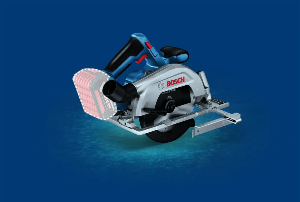 Akumuliatorinis diskinis pjūklas Bosch GKS 18V-57-2, be akumuliatoriaus ir kroviklio, 18V, 5.000 min.-1