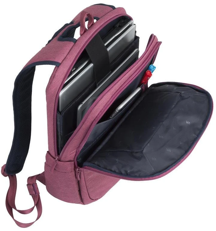 Rivacase 7760 kuprinė nešiojamam kompiuteriui iki 15.6" (raudona)