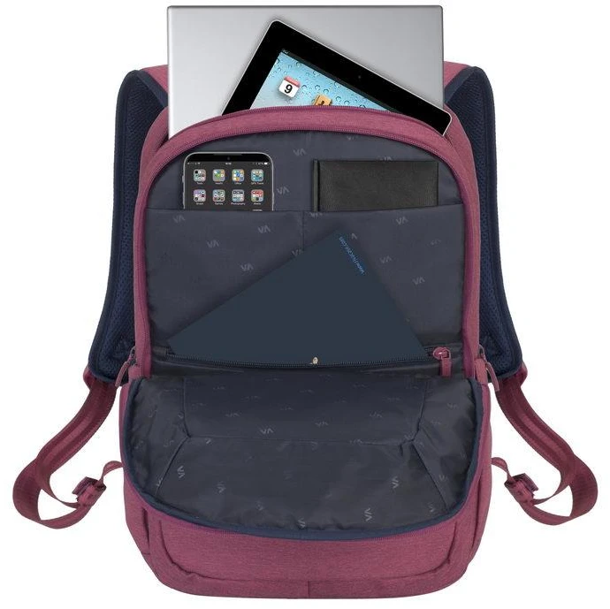 Rivacase 7760 kuprinė nešiojamam kompiuteriui iki 15.6" (raudona)