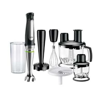 Rokas blenderis Braun MQ 7087, melna/nerūsējošā tērauda