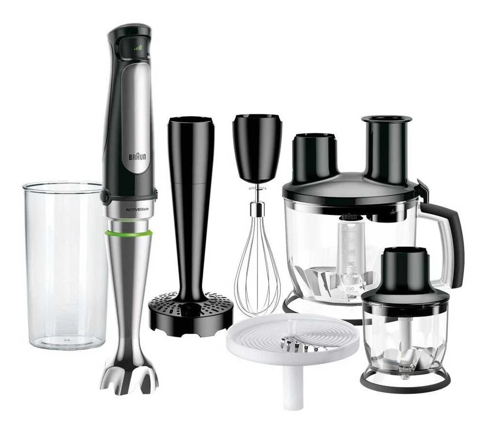 Rokas blenderis Braun MQ 7087, melna/nerūsējošā tērauda