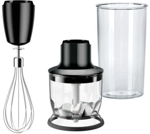 Braun MQ 7025X 0,6 L Panardinamas maišytuvas Juoda, Nerūdijančiojo plieno 1000 W