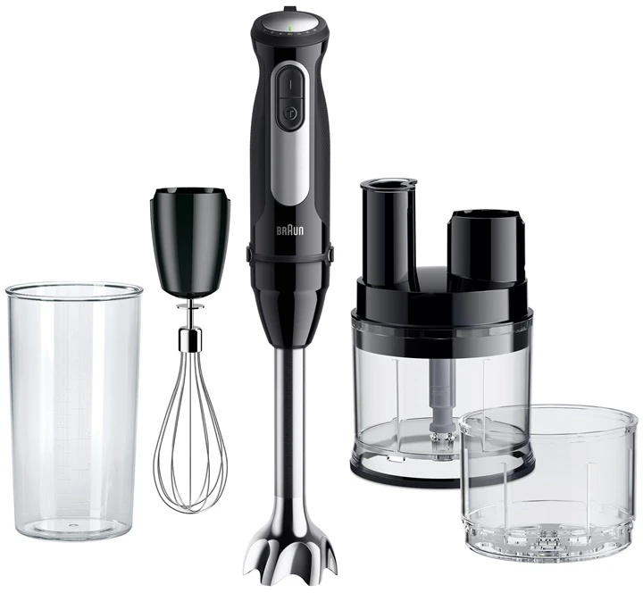 Rokas blenderis Braun MultiQuick 5 Pro MQ55755M. melna krās.