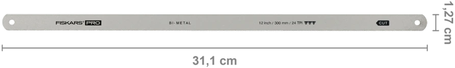 FISKARS METALO PJŪKLELIS 300mm 24TPI