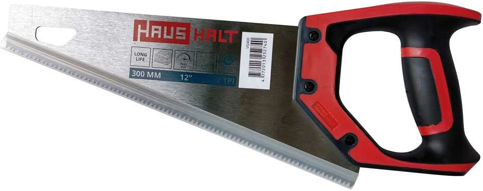 Haushalt „Specialist+“ rankinis pjūklas, 7 tpi, 300 mm, 2 galąstos briaunos