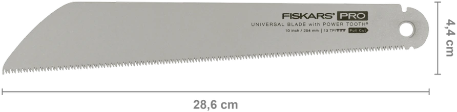 Pjūklelis Fiskars Pro Power Tooth Pull 1062943; 250 mm